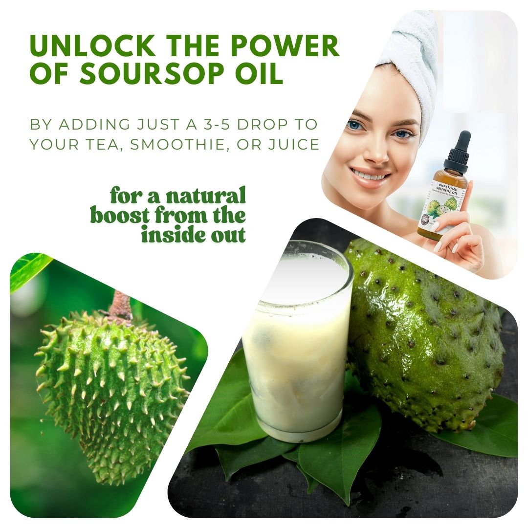 Soursop Graviola Guanabana Oil (organic, cold pressed, unrefined)